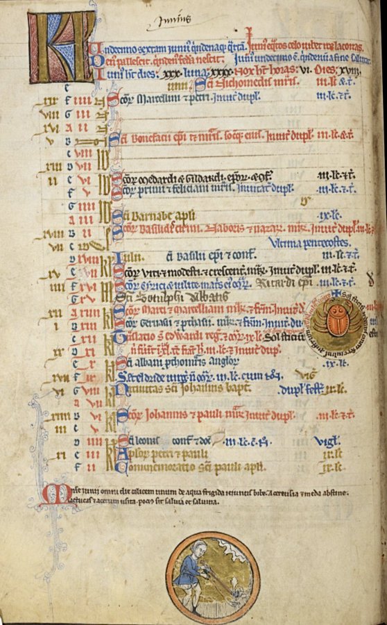 Ennius (@red_loeb) on Twitter photo June is the time for removing thistles. #MedievalCalendar
BL Add 62925; the 'Rutland Psalter'; c.1260 CE; England, S. E.; f.3v <a href="/BLMedieval/">Medieval Manuscripts</a> June is the time for removing thistles. #MedievalCalendar
BL Add 62925; the 'Rutland Psalter'; c.1260 CE; England, S. E.; f.3v <a href="/BLMedieval/">Medieval Manuscripts</a>