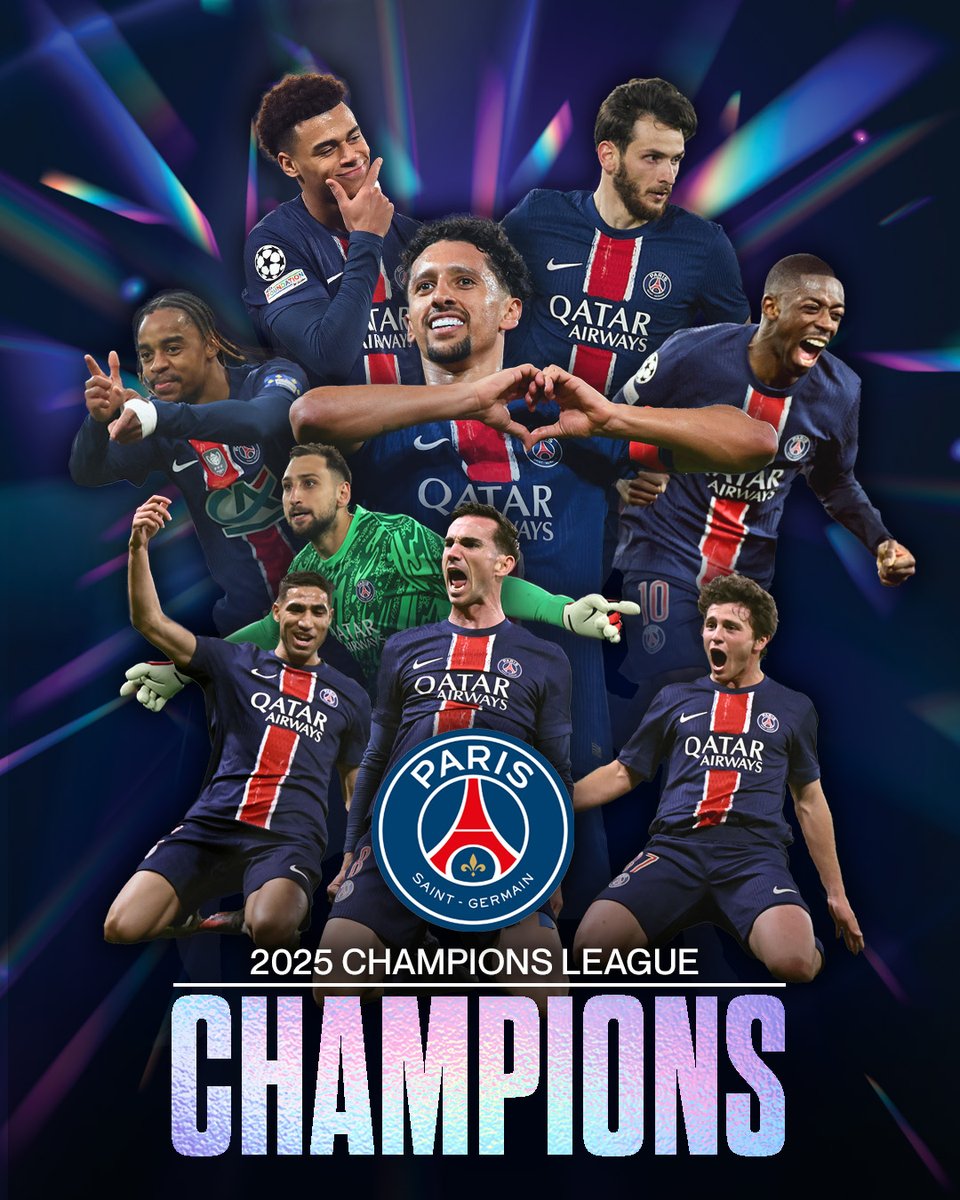 ALLEZ PARIS 🔴🔵 PSG ARE THE CHAMPIONS LEAGUE WINNERS 🏆