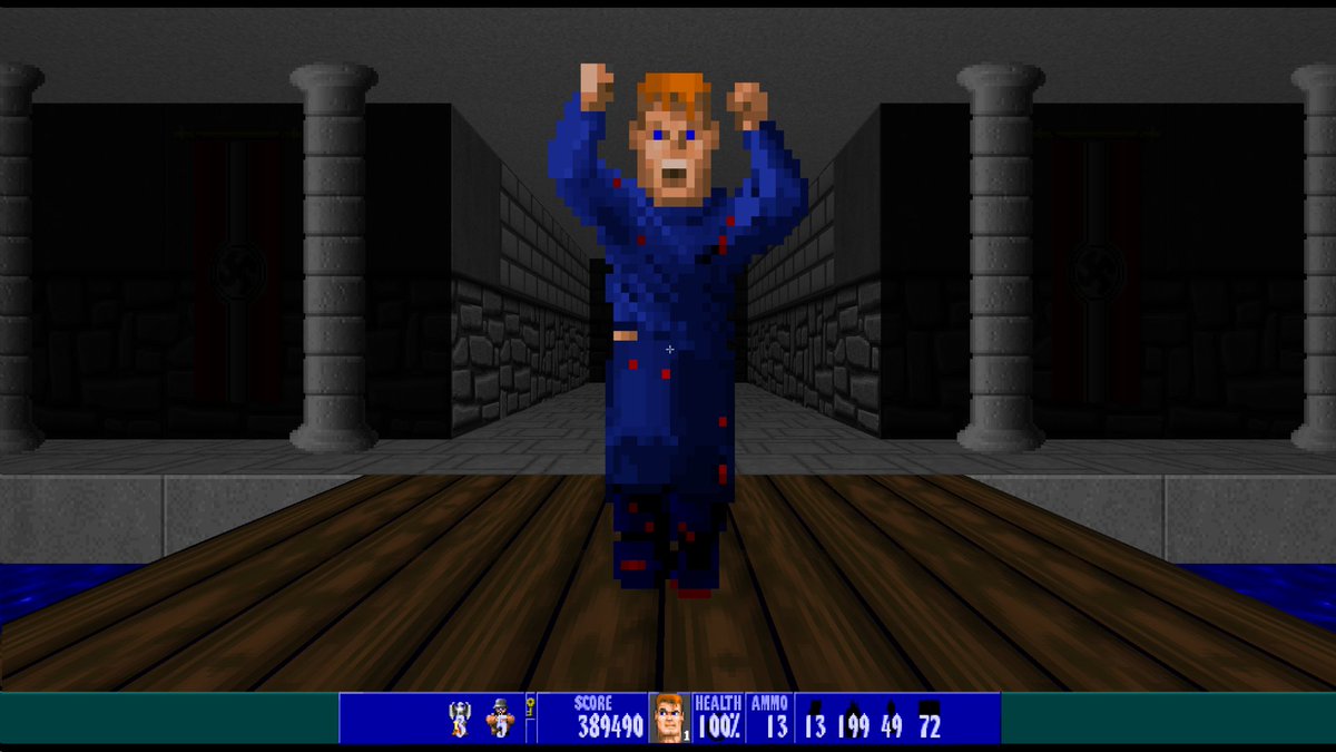 You just escaped castle Wolfenstein

My honest reaction: