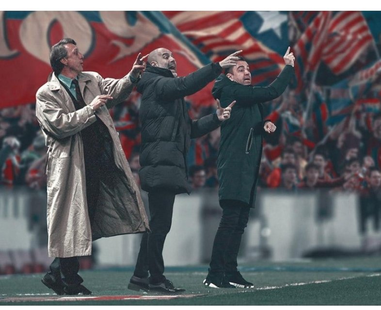 A todos los que pusisteis esta foto, menospreciando vilmente a Luis Enrique, un saludo. Sois escoria.