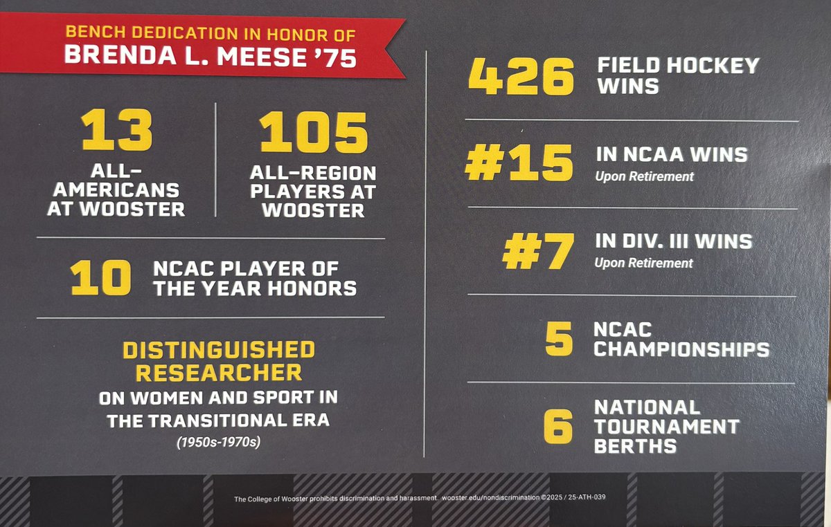 Wooster WBB (@woosterwbb) on Twitter photo What an honor it is to be able to call her one of our own! From her time as a student-athlete, coach, and administrator Brenda has always had a positive impact on the people around her! Today we were able to celebrate all that she has done! What an honor it is to be able to call her one of our own! From her time as a student-athlete, coach, and administrator Brenda has always had a positive impact on the people around her! Today we were able to celebrate all that she has done!