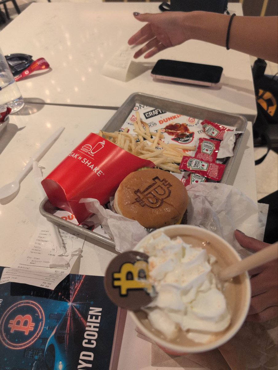 Britney T-M ππ (@britney_tm) on Twitter photo The unofficial side events at <a href="/TheBitcoinConf/">The Bitcoin Conference</a> were the best.
Mahalo <a href="/AquaBitcoin/">AQUA Wallet</a> for the burgers! Great food for thought w/ <a href="/boydcohen/">Boyd Cohen</a>, <a href="/ProfessorB21/">ProfessorβΏ π§</a> and Jose; Boyd's discussion on "paradigm asymmetry", our journies in Bitcoin, & furthering adoption for people + places.
π§‘ππ The unofficial side events at <a href="/TheBitcoinConf/">The Bitcoin Conference</a> were the best.
Mahalo <a href="/AquaBitcoin/">AQUA Wallet</a> for the burgers! Great food for thought w/ <a href="/boydcohen/">Boyd Cohen</a>, <a href="/ProfessorB21/">ProfessorβΏ π§</a> and Jose; Boyd's discussion on "paradigm asymmetry", our journies in Bitcoin, & furthering adoption for people + places.
π§‘ππ