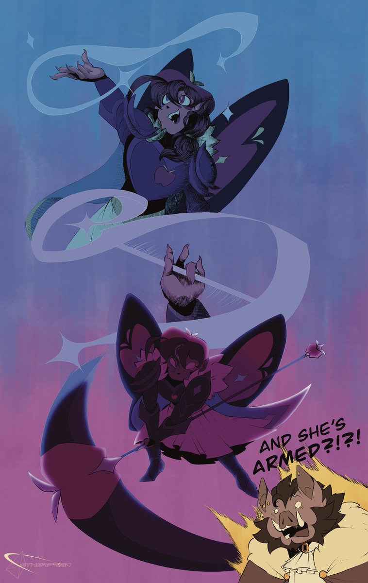 ITS TIIMMEEEEE !!! VOICES FOR THE BLADE ( <a href="/TheBladesLegacy/">VoicesForTheBlade</a> ) !! Once again made a comic and I really pushed myself this time !!! An entire 6 page comic !!! Dear god !!! TYSM to Hope for donating <3

(2/6)