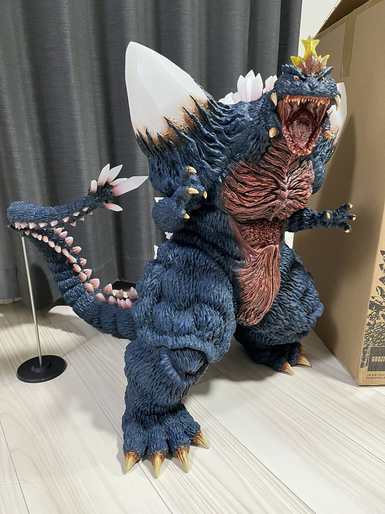 メチャクチャデカい 約45cm ゴジラ VS スペースゴジラ 2品