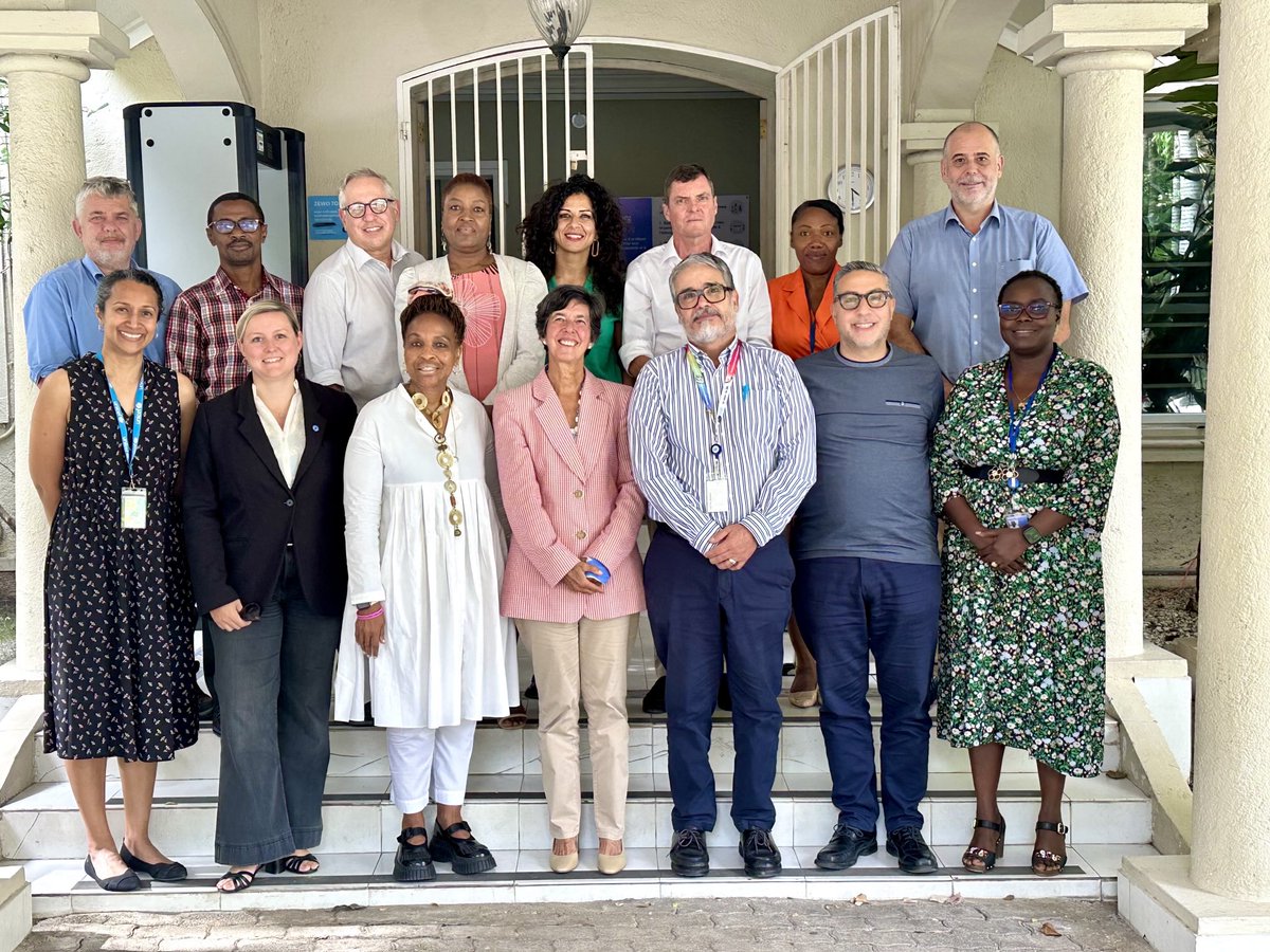 Wanja Kaaria (@wanjakaaria) on Twitter photo I was pleased to welcome <a href="/WFP/">World Food Programme</a> Regional Director <a href="/LolaCastroWFP/">Lola Castro</a> to #Haiti.
She attended the UN Country Team meeting <a href="/UNHaiti/">Nations Unies Haïti</a>, where she heard first-hand the
Agency heads reiterate their engagement - as #ONE, to continue restoring hope to the people of #Haiti 🇭🇹 I was pleased to welcome <a href="/WFP/">World Food Programme</a> Regional Director <a href="/LolaCastroWFP/">Lola Castro</a> to #Haiti.
She attended the UN Country Team meeting <a href="/UNHaiti/">Nations Unies Haïti</a>, where she heard first-hand the
Agency heads reiterate their engagement - as #ONE, to continue restoring hope to the people of #Haiti 🇭🇹