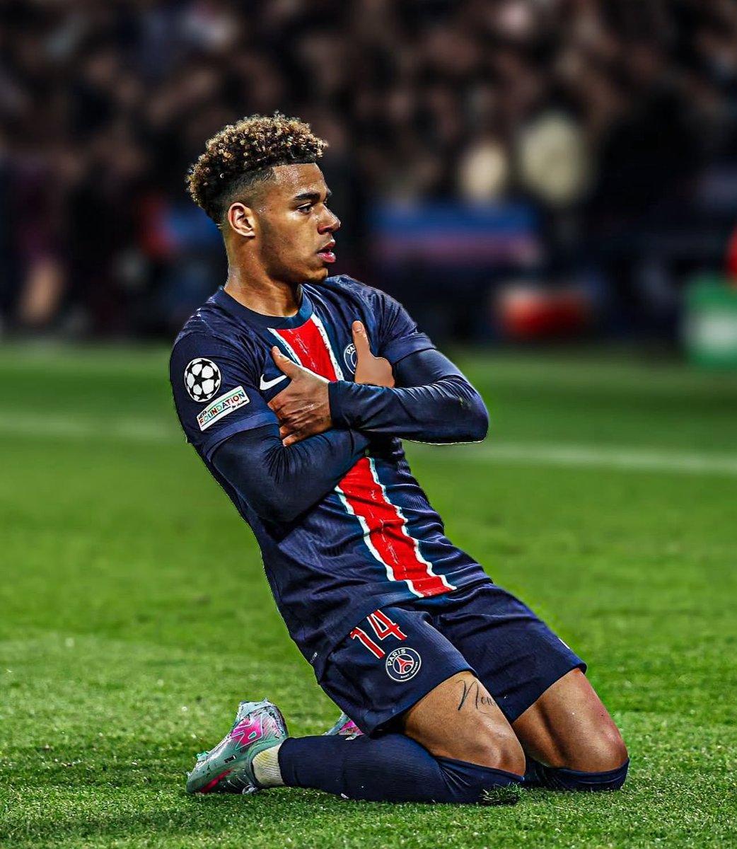 Ronaldinho 
Beckham 
Ibrahimovic 
Messi 
Neymar 
Mbappe 

Could not achieve what Désiré Doué has just achieved with Paris Saint Germany. 

Football, bloody hell.