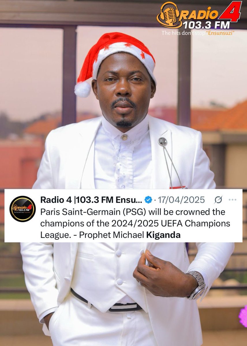 prophetkiganda's tweet image. NOW YOU KNOW! Theres a prophet in uganda⚽️⚽️
⁦@PSGeSports⁩