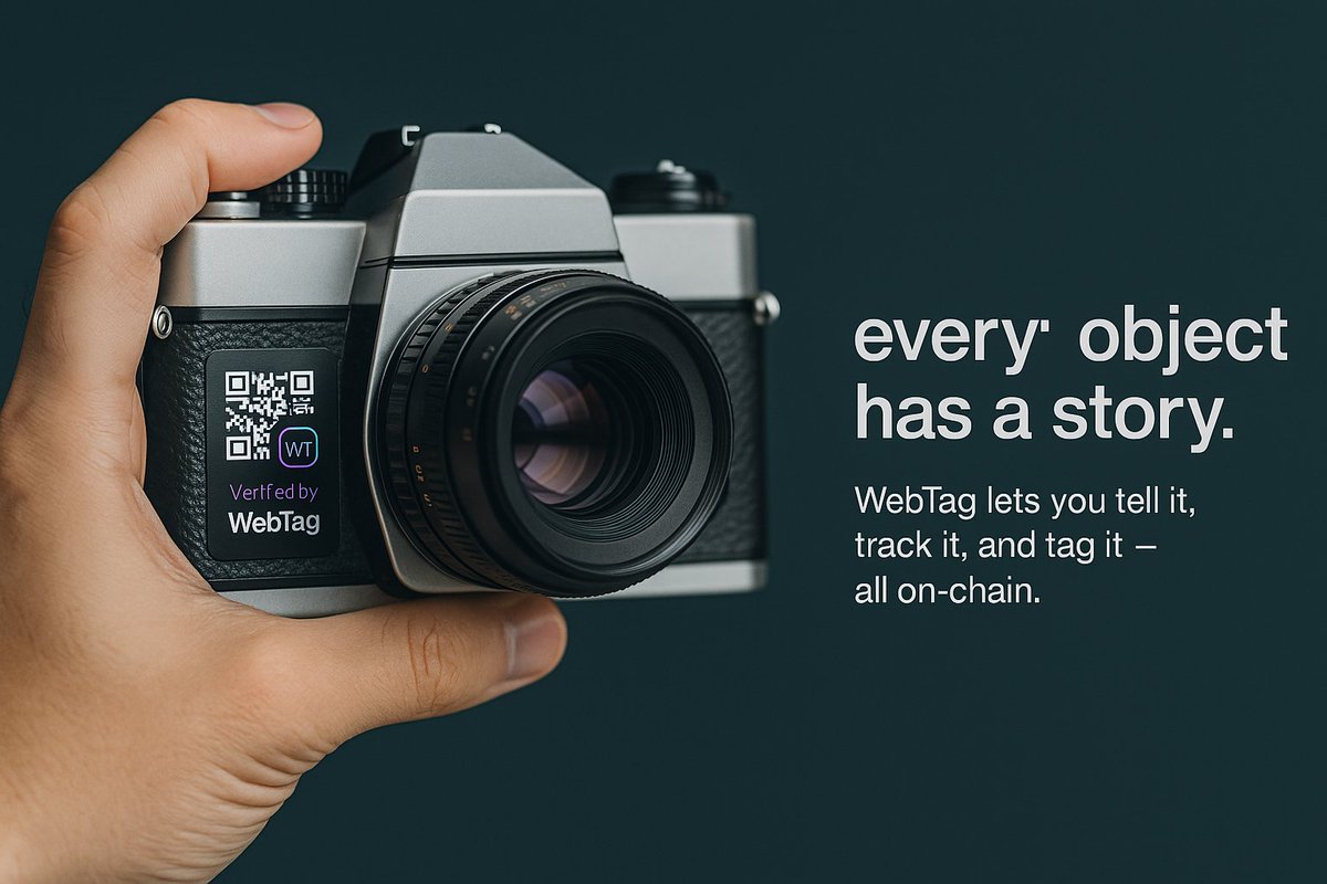WebTag_alpha's tweet photo. tag it, own it, prove it — WebTag brings proof-of-ownership to real life.
#Web3 #Solana #NFTtags https://t.co/KxHHdcFz9C