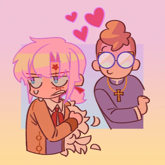 "he's right behind me, isn't he?" here's the doodle that I made for the dgm iconic moments zine! I had a lot of fun working on this #Dグレ21周年 #dgrayman #dgmiconicmomentszine