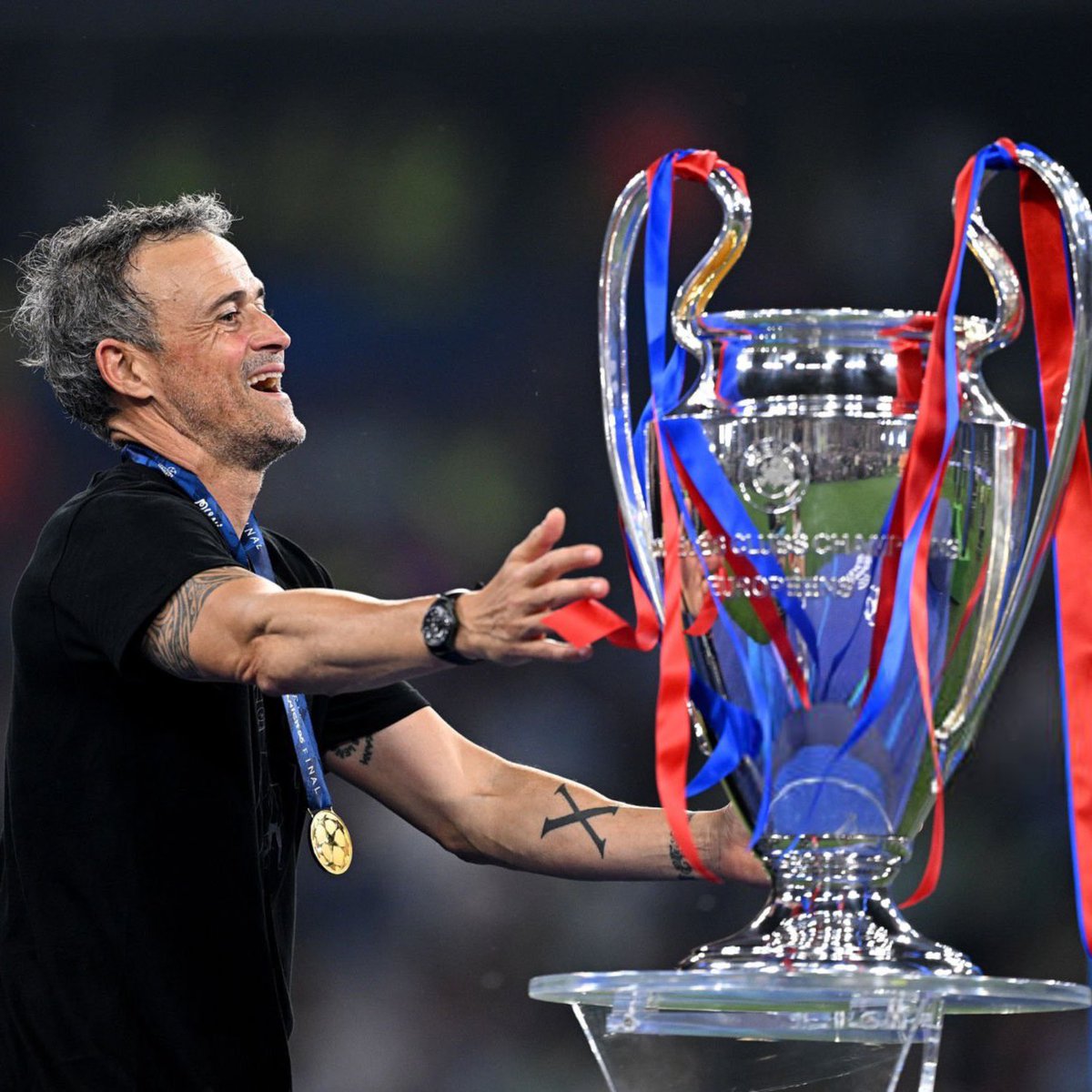 Merci, Luis Enrique 🙏❤️💙