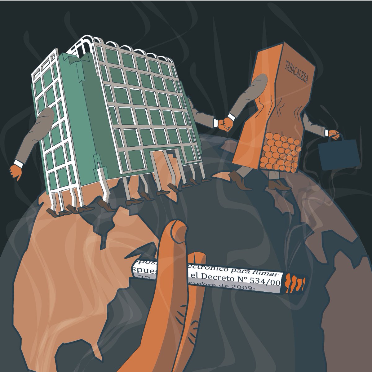 Sudestada (@sudestada_uy) on Twitter photo 🚭 Hoy se celebra el #DiaMundialSinTabaco y en Sudestada nos preparamos para recibir el premio que nos entregará el próximo martes la <a href="/opsomsuruguay/">OPS/OMS Uruguay</a> y la <a href="/WHO/">World Health Organization (WHO)</a> por la investigación #HumoPorDecreto que reveló la interferencia de la industria tabacalera
🔗 especiales.sudestada.com.uy 🚭 Hoy se celebra el #DiaMundialSinTabaco y en Sudestada nos preparamos para recibir el premio que nos entregará el próximo martes la <a href="/opsomsuruguay/">OPS/OMS Uruguay</a> y la <a href="/WHO/">World Health Organization (WHO)</a> por la investigación #HumoPorDecreto que reveló la interferencia de la industria tabacalera
🔗 especiales.sudestada.com.uy