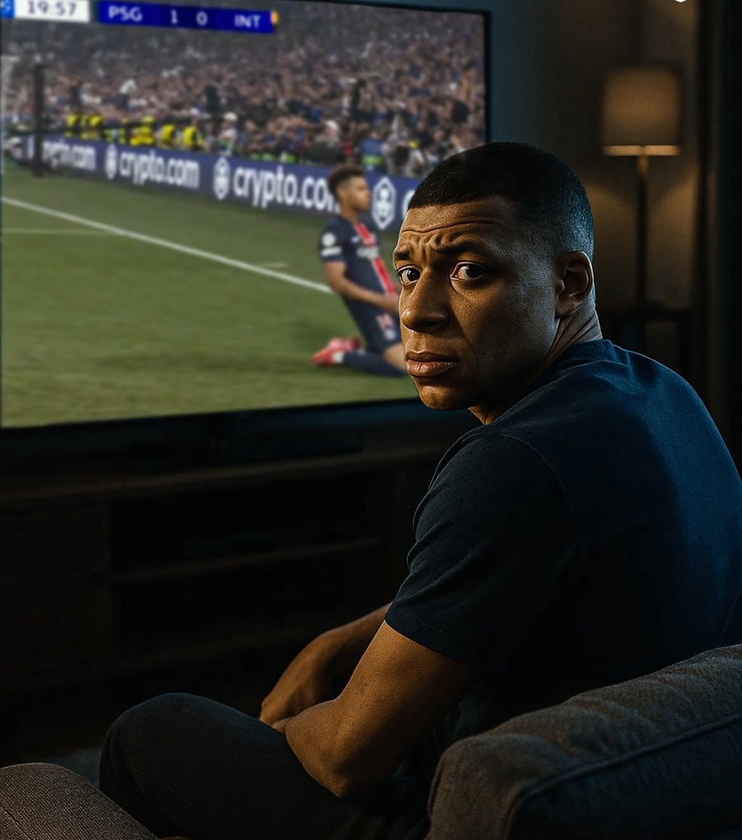 quintinmoreno's tweet image. El que no dejaba ganar al PSG, apenas se fue y ganan la Champions.🤭 #MbappeOut