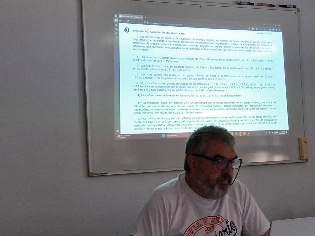 CGT Andalucia (@cgt_a) on Twitter photo Formación #cgtandaluciaceutaymelilla #almeria #inspecciondetrabajo 👇🏿👇🏿👇🏿 vm.tiktok.com/ZNdBjVgFd/ <a href="/CGT_A/">CGT Andalucia</a> <a href="/Cgtalmeria/">CGT-Almería</a> <a href="/CGTMalaga/">CGT-Málaga Ⓐ</a> <a href="/transpCGTmalaga/">Sindicato Transportes CGT Málaga</a> <a href="/CGTJAEN/">CGT-JAÉN</a> <a href="/CGTGranada/">CGT Granada</a> <a href="/FatycCgt/">-,</a> <a href="/CgtCeuta/">CgtCeuta</a> <a href="/CgtCadiz/">CGT Cádiz</a> <a href="/CGTSevilla/">CGT Sevilla</a> <a href="/CgtMelilla/">CGT MELILLA</a> Formación #cgtandaluciaceutaymelilla #almeria #inspecciondetrabajo 👇🏿👇🏿👇🏿 vm.tiktok.com/ZNdBjVgFd/ <a href="/CGT_A/">CGT Andalucia</a> <a href="/Cgtalmeria/">CGT-Almería</a> <a href="/CGTMalaga/">CGT-Málaga Ⓐ</a> <a href="/transpCGTmalaga/">Sindicato Transportes CGT Málaga</a> <a href="/CGTJAEN/">CGT-JAÉN</a> <a href="/CGTGranada/">CGT Granada</a> <a href="/FatycCgt/">-,</a> <a href="/CgtCeuta/">CgtCeuta</a> <a href="/CgtCadiz/">CGT Cádiz</a> <a href="/CGTSevilla/">CGT Sevilla</a> <a href="/CgtMelilla/">CGT MELILLA</a>