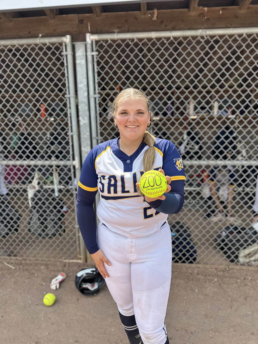 Saline Softball (@saline_softball) on Twitter photo Congrats to <a href="/abbycurtis21/">Abby Curtis #21</a> on reaching her 200th career strikeout today!
๐๐ป๐ฅ๐ Congrats to <a href="/abbycurtis21/">Abby Curtis #21</a> on reaching her 200th career strikeout today!
๐๐ป๐ฅ๐