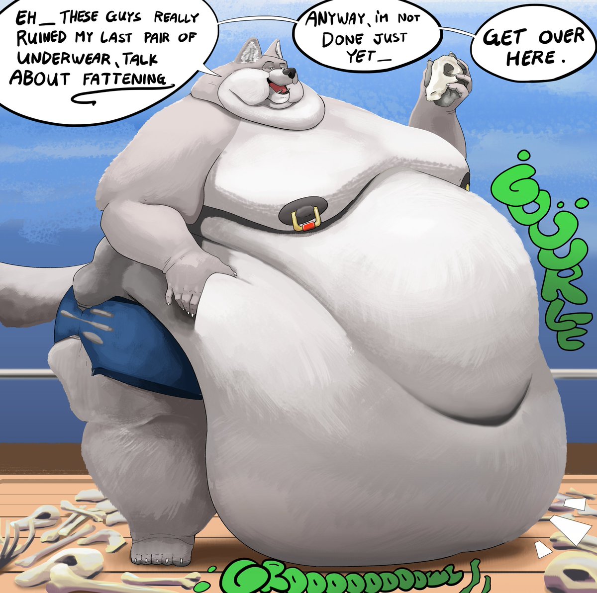 FeedTheBoss(COMMS CLOSED) (@feedthejankos) on Twitter photo A vacation can be worthwhile... especially with such accommodating meals
Commission for <a href="/FatassWolf2188/">FatassWolf2188</a> A vacation can be worthwhile... especially with such accommodating meals
Commission for <a href="/FatassWolf2188/">FatassWolf2188</a>