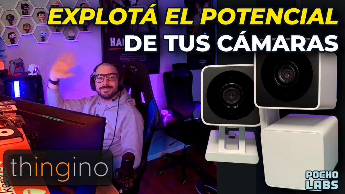 NUEVO VIDEO DE POCHO LABS!
Camaritas wifi: Cam 2 y Pan Cam, mejorando completamente la experiencia con Thingino!
youtu.be/do7VYb76DFQ

Thingino es un firmware open source compatible con un montón de cámaras BBB!

Like al video, compartan y suscribanse al canal! 💙❤️