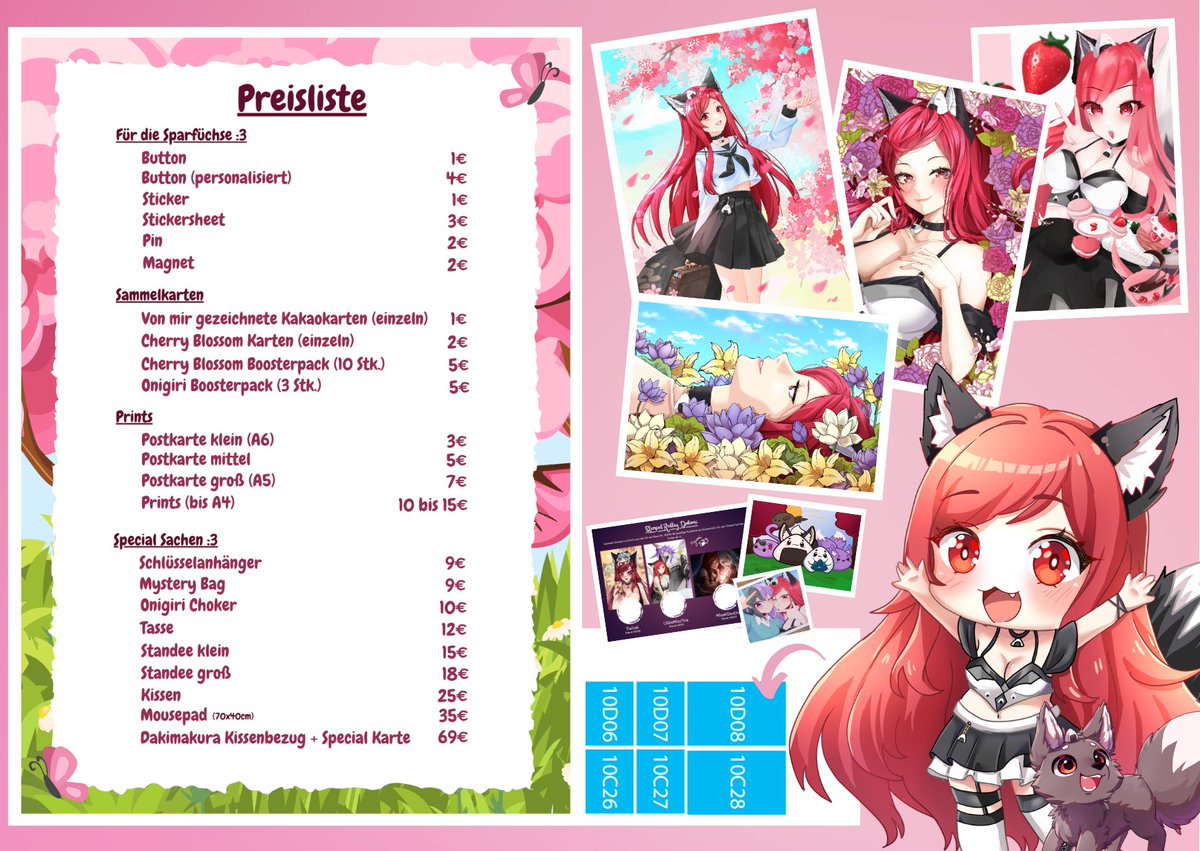 🍙✨DOKOMI CATALOGUE ✨🍙

Booth 10D08, Hall 10 

Tried to make a catalogue even though i can not show all prints and tradingcards cause it would be waaaay to much >/////<

#Dokomi #dokomicatalogue #Dokomi2025 #ArtistsofDokomi2025
