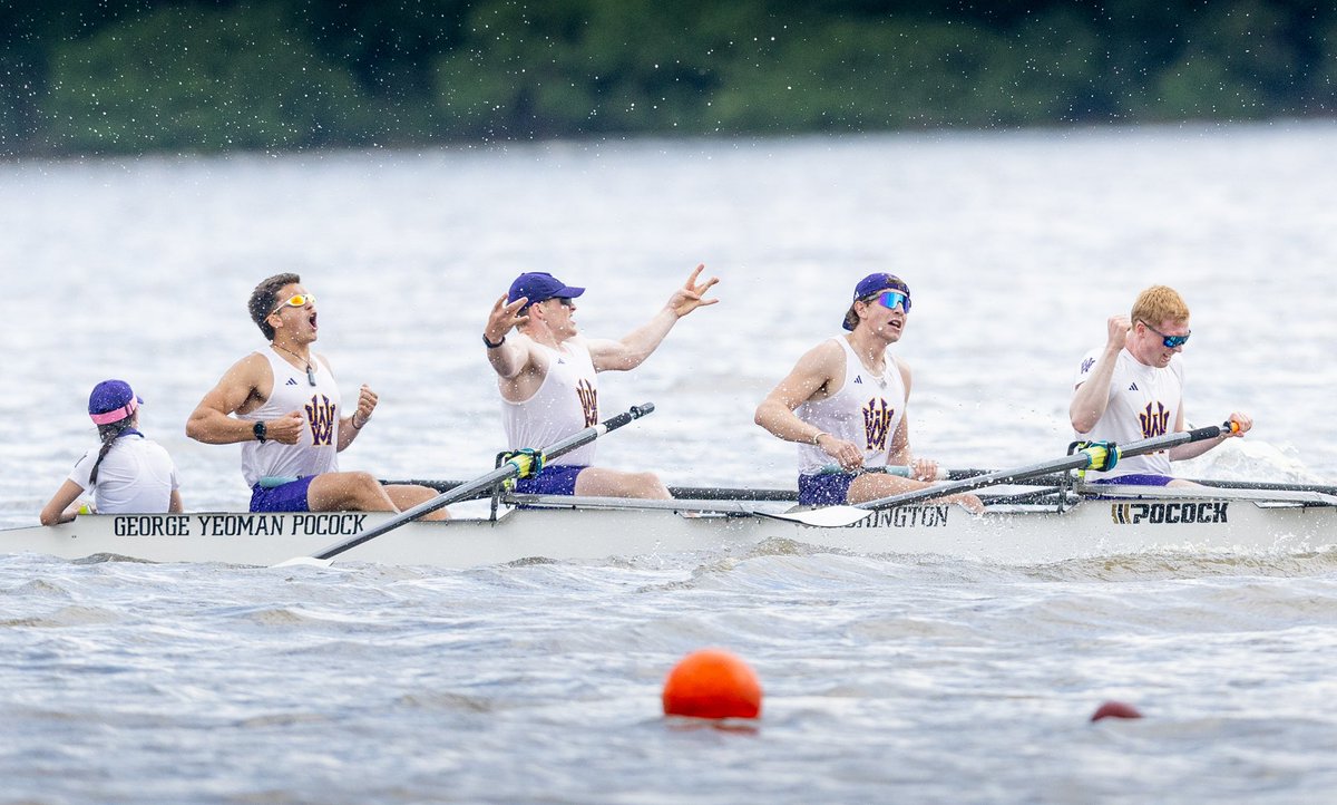 Washington Athletics (@uwathletics) on Twitter photo Dubs Up! 
<a href="/UW_Rowing/">Washington Rowing</a>’s 4+ wins the National Championship in style, with a new IRA record of 6:11.66! 🏆🤩
#GoHuskies x #RowingU Dubs Up! 
<a href="/UW_Rowing/">Washington Rowing</a>’s 4+ wins the National Championship in style, with a new IRA record of 6:11.66! 🏆🤩
#GoHuskies x #RowingU