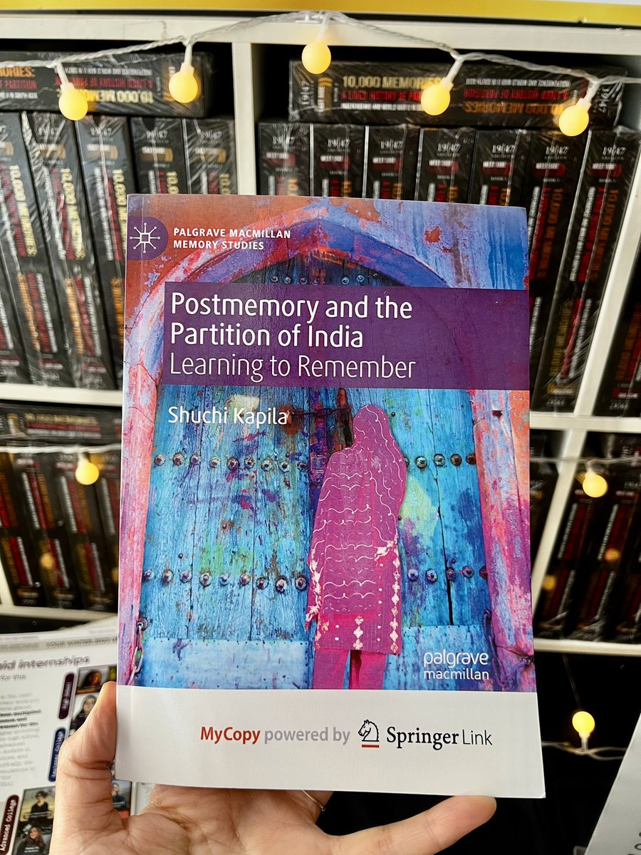 The 1947 Partition Archive (@1947partition) on Twitter photo A chapter dedicated to exploring how The <a href="/1947Partition/">The 1947 Partition Archive</a> Archive contributed to post memory of Partition, in researcher Dr. Shuchi Kapila’s recently released book, “Post memory and the Partition of India.” A chapter dedicated to exploring how The <a href="/1947Partition/">The 1947 Partition Archive</a> Archive contributed to post memory of Partition, in researcher Dr. Shuchi Kapila’s recently released book, “Post memory and the Partition of India.”