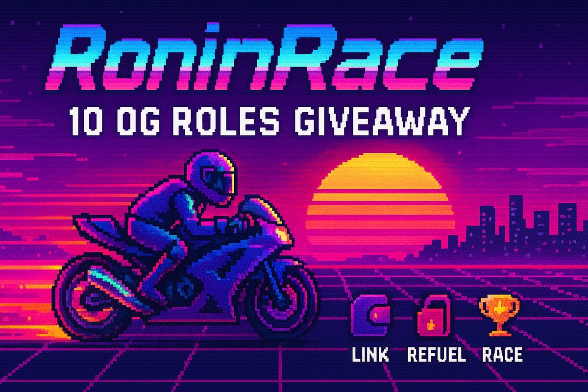 🚦 Countdown has begun!
🏍️💨 Feel the rush in RoninRace, the new motorcycle Click-to-Earn game built entirely on Discord and powered by the Ronin network.
🔥 What can you do?
1️⃣ Link your Ronin wallet in seconds
2️⃣ Refuel your bike
3️⃣ Choose your favorite ride
4️⃣ Race, win, and