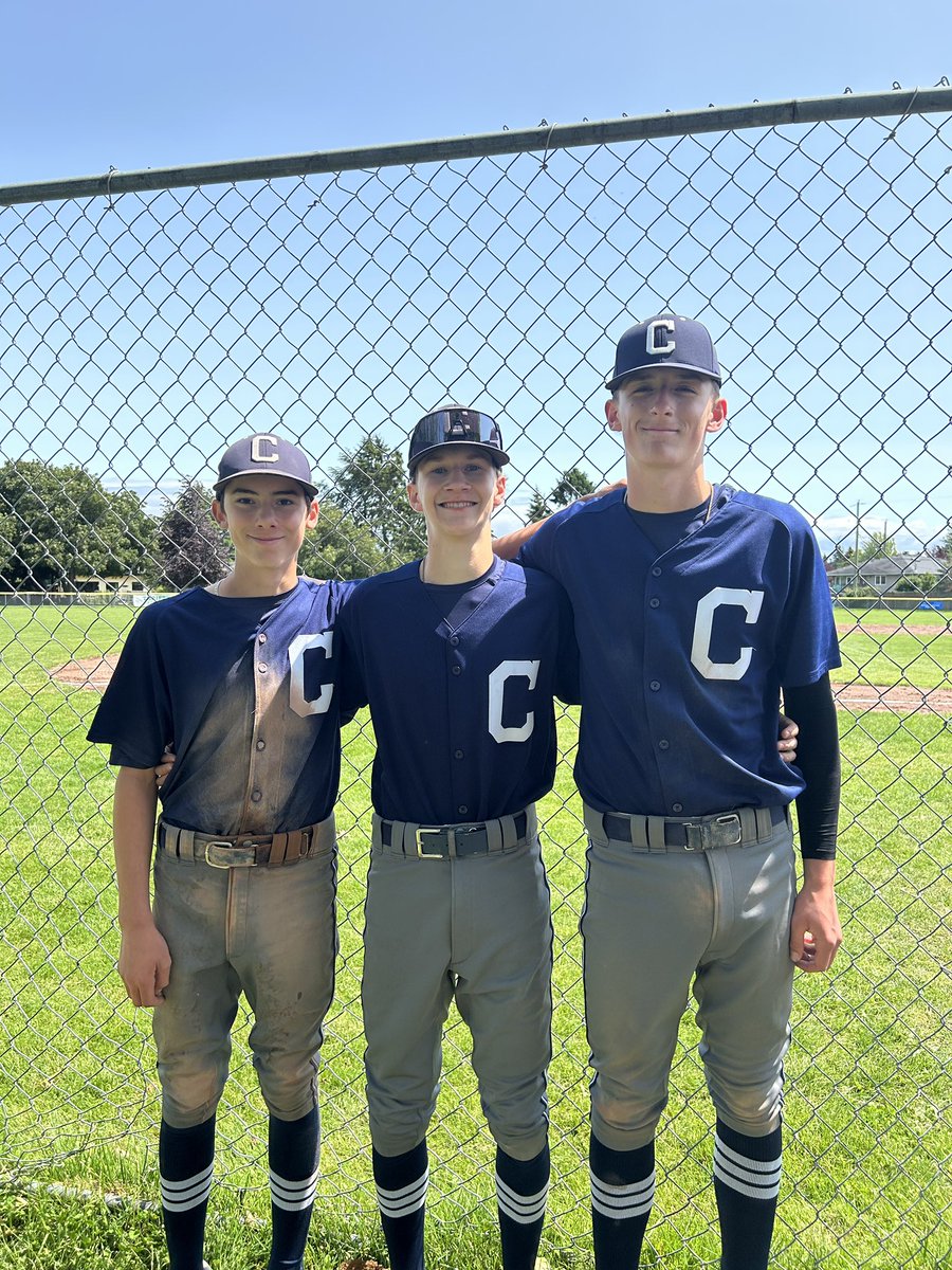 Chilliwack Minor Baseball Association (@cmbacougars) on Twitter photo 🚨NO HITTER ALERT!!!🚨 Bantam AAA’s Brock Palmer goes 6 2/3’s innings of no hit ball and Jed Hall comes in to get the final out for a 3-0 W on the island! Lynden McLachlan got the front row seat behind the dish. Well done boys!!!
<a href="/PalmerBrock2010/">Brock Palmer</a>
<a href="/LyndenMcla35294/">Lynden McLachlan</a>
<a href="/bcmbaseball/">BC Minor Baseball Association</a> 🚨NO HITTER ALERT!!!🚨 Bantam AAA’s Brock Palmer goes 6 2/3’s innings of no hit ball and Jed Hall comes in to get the final out for a 3-0 W on the island! Lynden McLachlan got the front row seat behind the dish. Well done boys!!!
<a href="/PalmerBrock2010/">Brock Palmer</a>
<a href="/LyndenMcla35294/">Lynden McLachlan</a>
<a href="/bcmbaseball/">BC Minor Baseball Association</a>