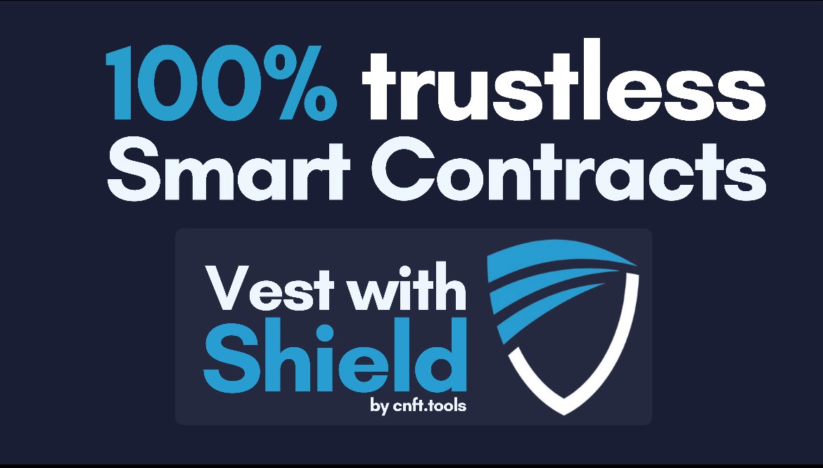 Shield keeps it 100% trustless
<a href="/CnftTools/">CNFT Tools</a>