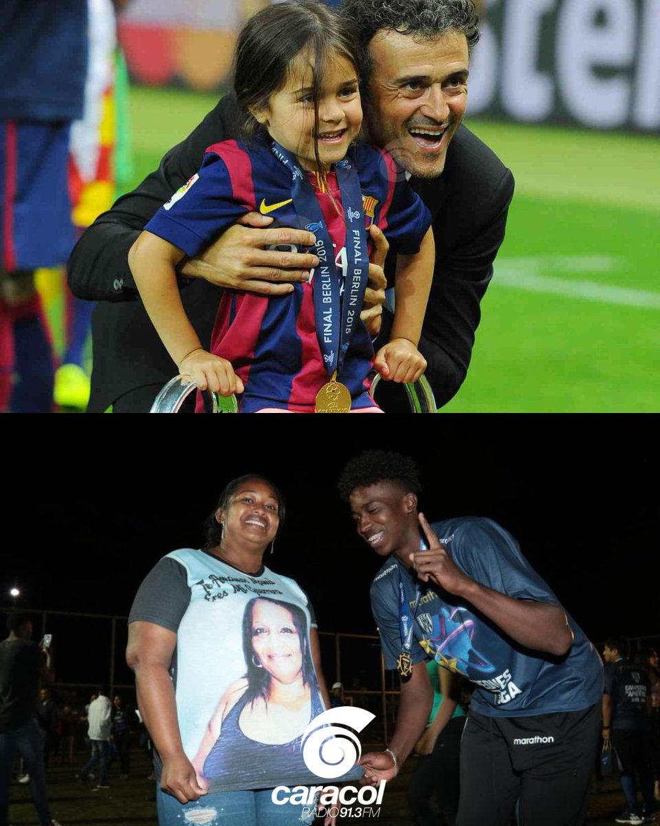RadioCaracol913's tweet photo. 🏆 CAMPEONES CON EL CORAZÓN HERIDO

🖤 Luis Enrique perdió a su hija Xana.
🖤 Willian Pacho perdió a su madre.

💔 Dos dolores distintos, pero iguales. Dos ausencias que pesan más que cualquier trofeo.

⚽️ Hoy celebran como campeones de Europa 🏆 Hoy levantan la Champions League https://t.co/fIVU3HyFeV