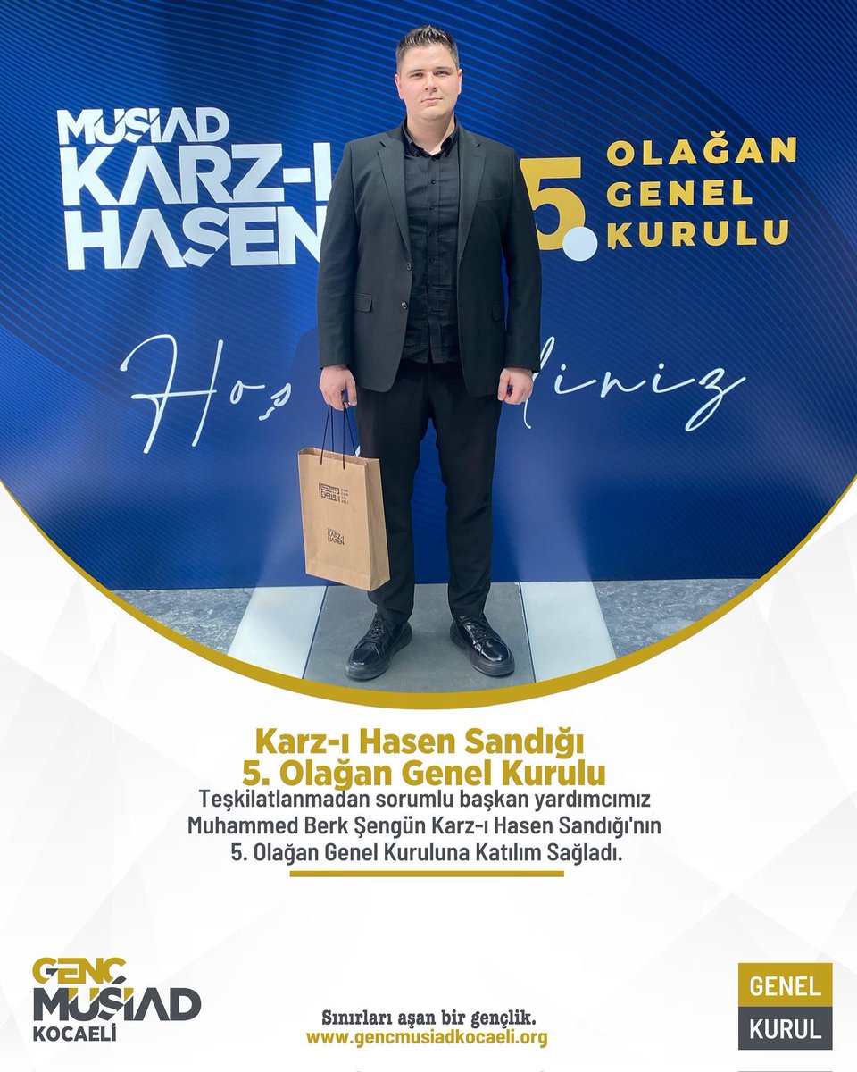 gencmusiad41's tweet photo. Teşkilatlanmadan sorumlu başkan yardımcımız Muhammed Berk Şengün Karz-ı Hasen Sandığı'nın 5. Olağan Genel Kuruluna katılım sağladı.

#KarzıHasen #MÜSİAD https://t.co/7jpgiRrDkz
