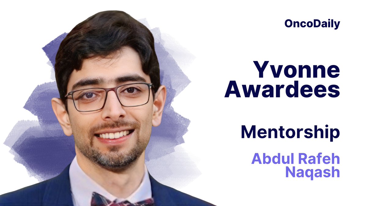 OncoDaily (@oncodaily) on Twitter photo 👏 Congratulations to Rafeh Naqash (<a href="/thenasheffect/">Rafeh Naqash, MD</a>), Assistant Professor at OU Health Stephenson Cancer Center on receiving the Yvonne Award 2025 in the Mentorship category!
Honored for his commitment to guiding and uplifting the next generation of oncology professionals. 👏 Congratulations to Rafeh Naqash (<a href="/thenasheffect/">Rafeh Naqash, MD</a>), Assistant Professor at OU Health Stephenson Cancer Center on receiving the Yvonne Award 2025 in the Mentorship category!
Honored for his commitment to guiding and uplifting the next generation of oncology professionals.