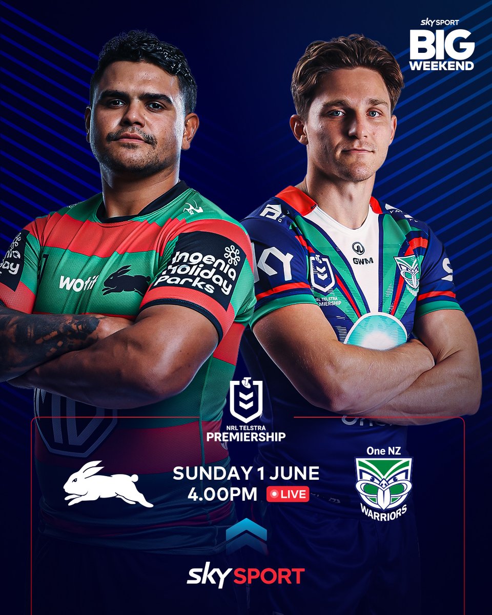 GAMEDAY READY 😤 

Rabbitohs v Warriors | LIVE this BIG WEEKEND on #SkySportNZ