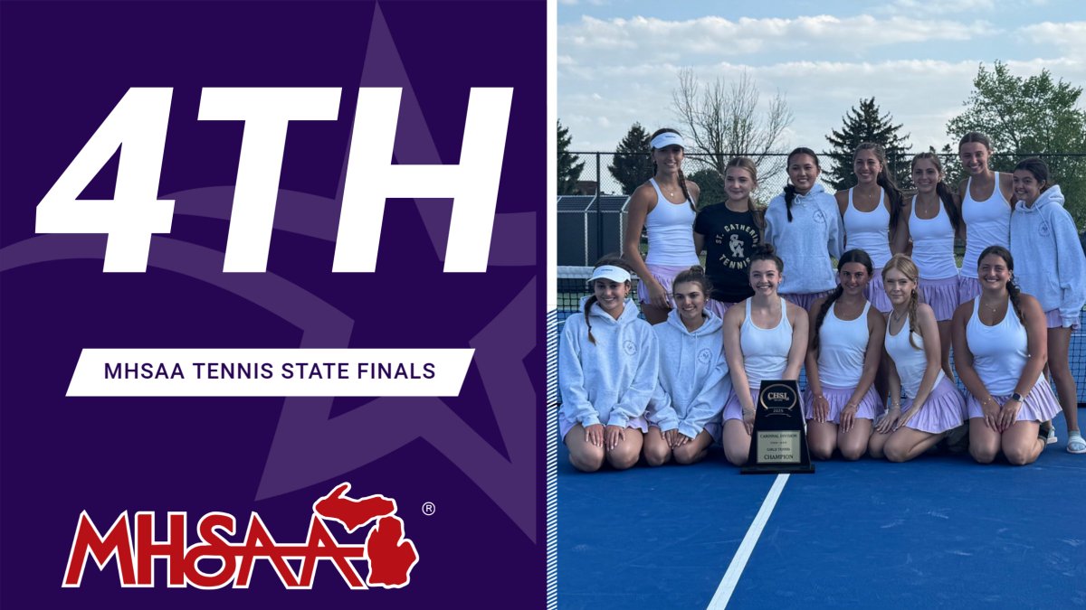 🎾 Huge congrats to our Tennis team for placing 4th overall at the MHSAA Division 4 State Finals — their best finish ever at a state finals appearance! Way to make history, STARS! 🌟