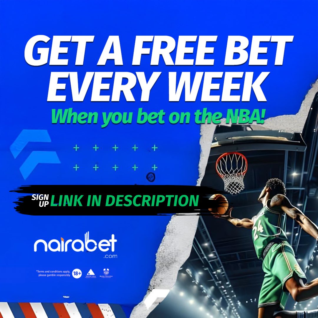 3/3  DRAW ON NAIRABET

CLICK THE LINK TO LOAD GAME👇🏼

nairabet.com/betslip?outcom…

REGISTER NAIRABET USING THE LINKE BELOW 👇 
bit.ly/NAIRABETSUZAN
•⁠  ⁠+18
•⁠  ⁠BET RESPONSIBLY
• NO PROMO CODE NEEDED