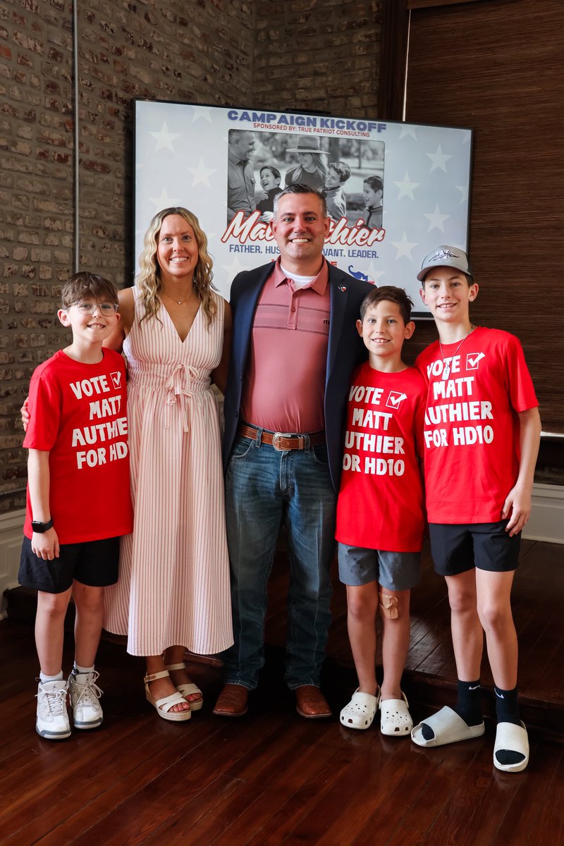 m_authier's tweet image. What a great campaign kickoff event to start this adventure towards the Republican primary election for HD10 in the #txlege! Thankful for all of your prayers, kind words, and support! Let’s go!