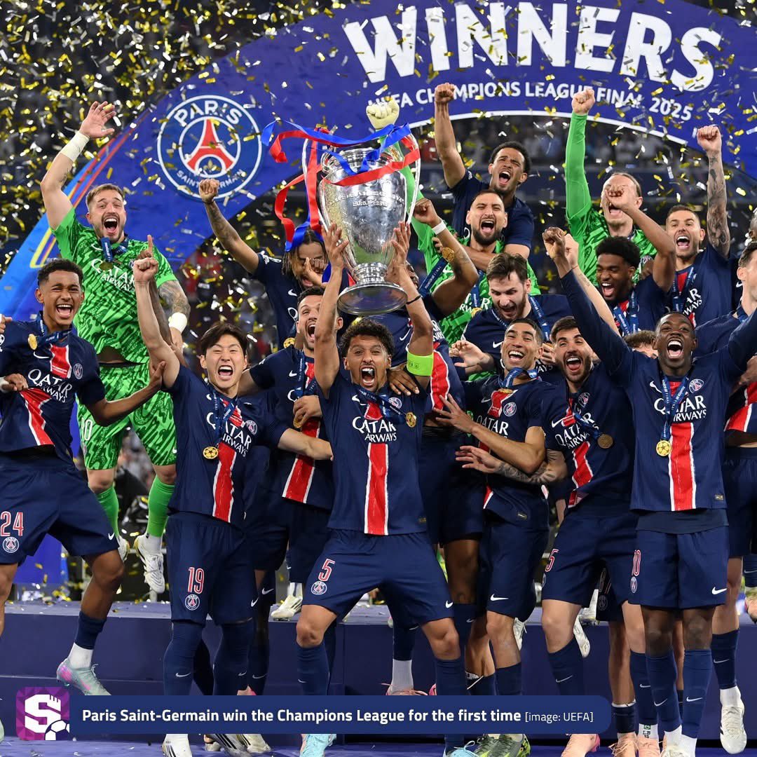 🏆 A first ever Champions League triumph for PSG

🇫🇷 Only the second ever French club to win the tournament

🔥 The largest winning margin a Champions League final has ever seen