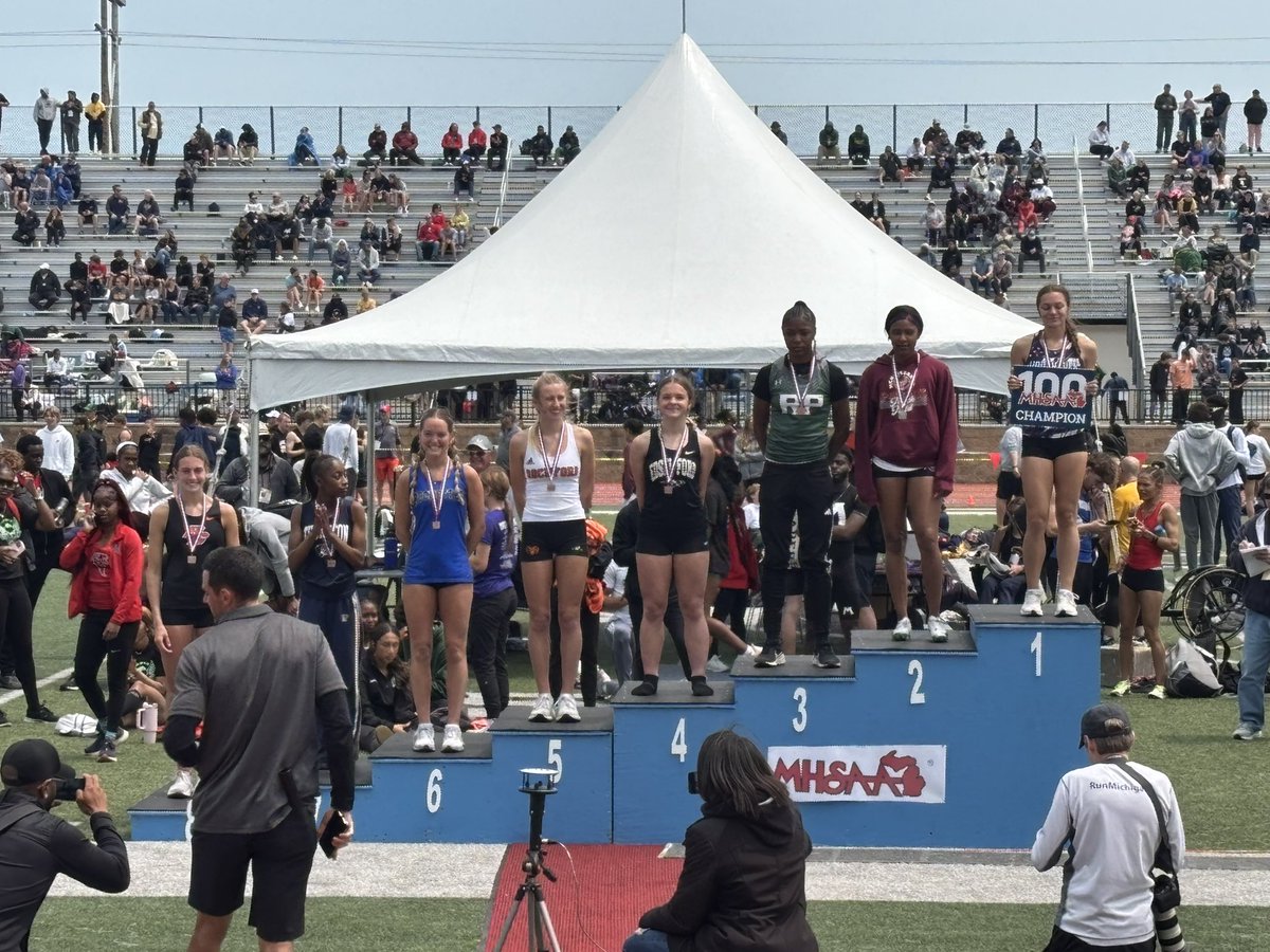 Congratulations to Fiona Kane who placed 4th in long jump at the MHSAA D1 Track &amp; Field State Finals with a jump of 18’3.25”