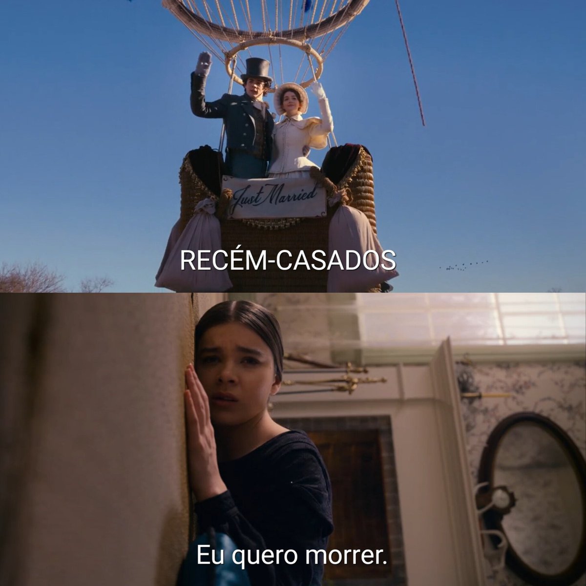 gentlou2's tweet image. morrendo com os fãs da hailee assim hoje