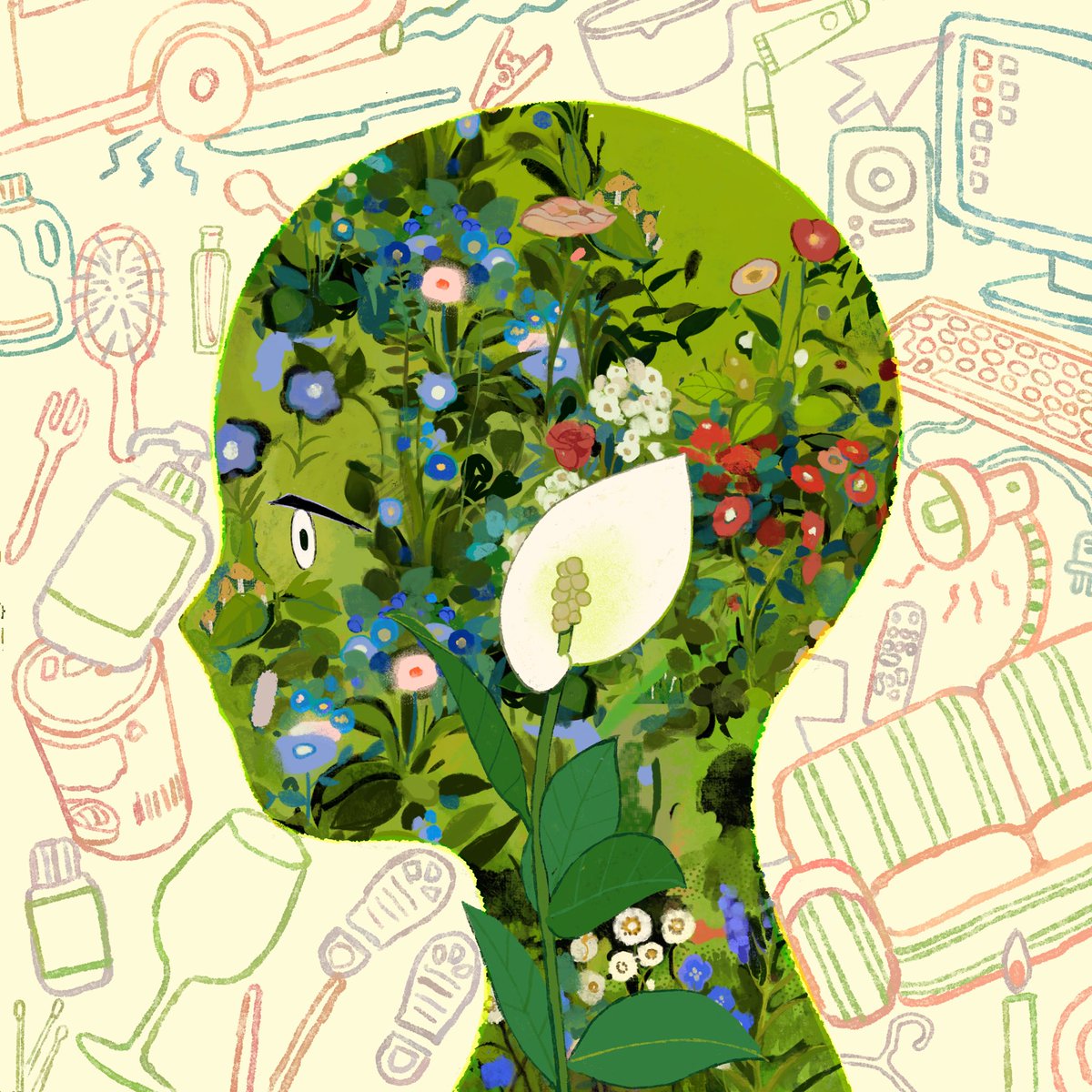 solisolsoli's tweet photo. We are intertwined with plants by YIN_0909 https://t.co/PV0Ar5MJ6q