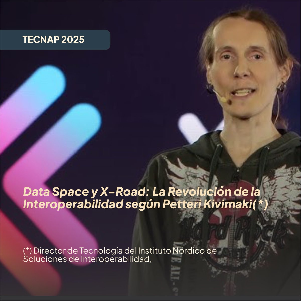 📊 En el Tecnap 2025, Petteri Kivimaki, director de Tecnología del Instituto Nórdico de Soluciones de Interoperabilidad, habló sobre los Data Spaces y su importancia para la interoperabilidad.

Ver más:🔗goo.su/838opin

#Interoperabilidad #DataSpaces #XRoad #Tecnap2025