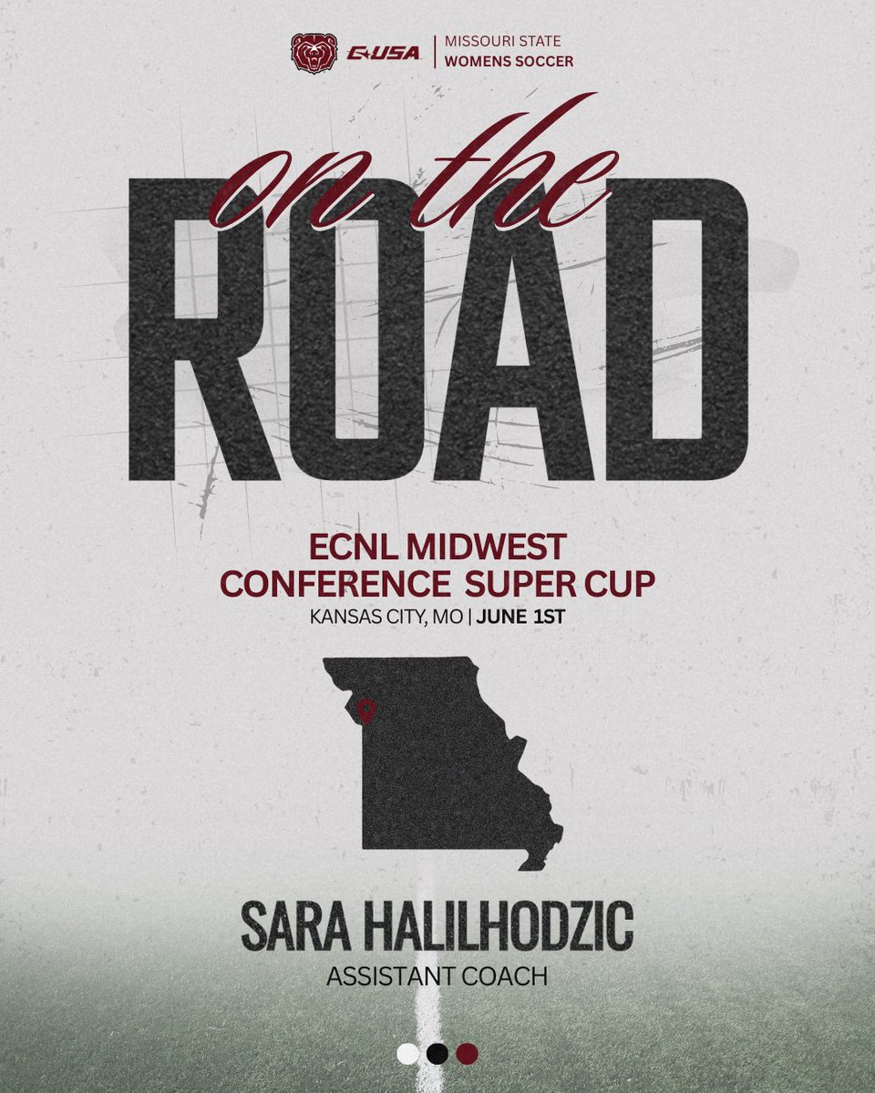 Coach Halilhodzic is on the road to Kansas City for the ECNL Midwest Conference Super Cup 🛣️🔍
Time to scout the next generation of bears! 

#C4 #MTT #WTD