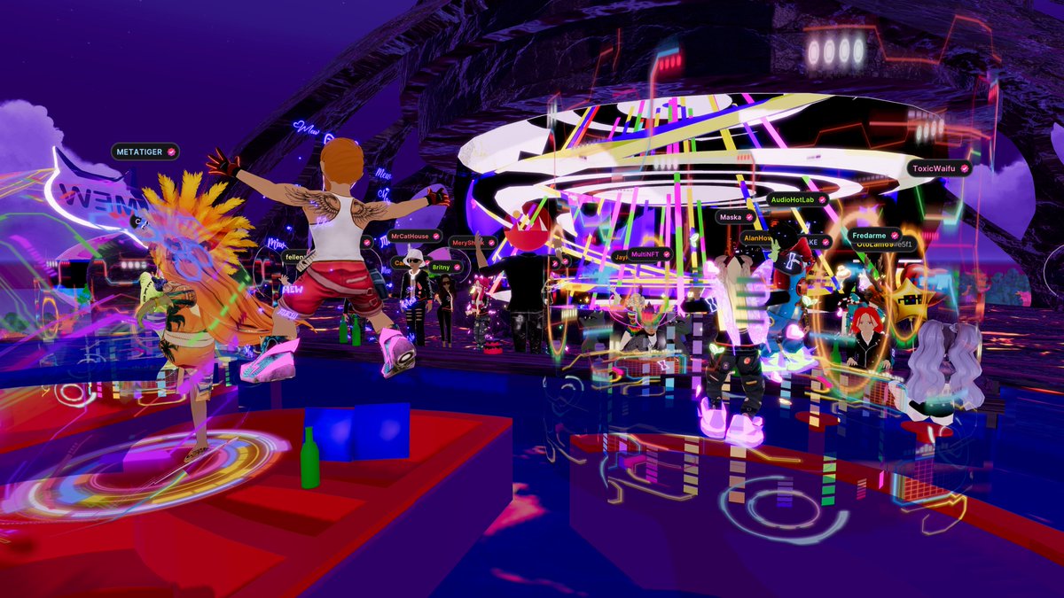 make (@makeanft) on Twitter photo AND THE <a href="/CBDecentraland/">Decentraland Community</a> PARTY IS LIVE IN <a href="/decentraland/">Decentraland</a> 2 DAYS OF AMAZING MUSIC TALENT STARTING US OFF <a href="/AudioHotLab/">Audio Hot Lab</a> LFGGGGGGGG AND THE <a href="/CBDecentraland/">Decentraland Community</a> PARTY IS LIVE IN <a href="/decentraland/">Decentraland</a> 2 DAYS OF AMAZING MUSIC TALENT STARTING US OFF <a href="/AudioHotLab/">Audio Hot Lab</a> LFGGGGGGGG