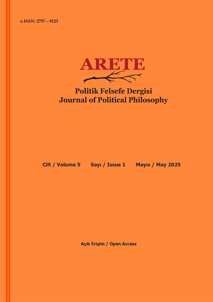 Arete Politik Felsefe Dergisi tweet media
