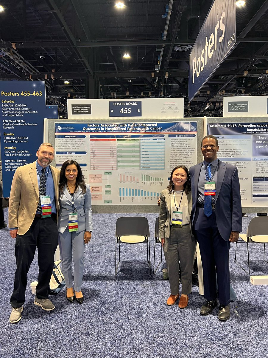Noha N. Soror, MD, MSc. 𓂀 (@noha_soror) on Twitter photo A heartfelt thank you to everyone who stopped by my poster at #ASCO25!
I truly appreciated the thoughtful questions, insights, and support. Grateful to the mentorship and support of <a href="/RyanNipp/">Ryan Nipp, MD, MPH, MBA, FASCO</a>
<a href="/StephensonCC/">OU Health Stephenson Cancer Center</a> <a href="/ResearchOU/">OU DOM Resident Research</a> #ASCO25 A heartfelt thank you to everyone who stopped by my poster at #ASCO25!
I truly appreciated the thoughtful questions, insights, and support. Grateful to the mentorship and support of <a href="/RyanNipp/">Ryan Nipp, MD, MPH, MBA, FASCO</a>
<a href="/StephensonCC/">OU Health Stephenson Cancer Center</a> <a href="/ResearchOU/">OU DOM Resident Research</a> #ASCO25