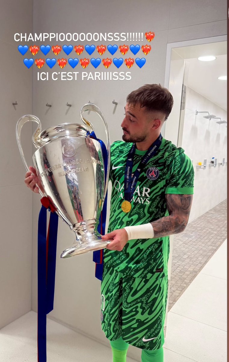arnau tenas won the champions league btw..