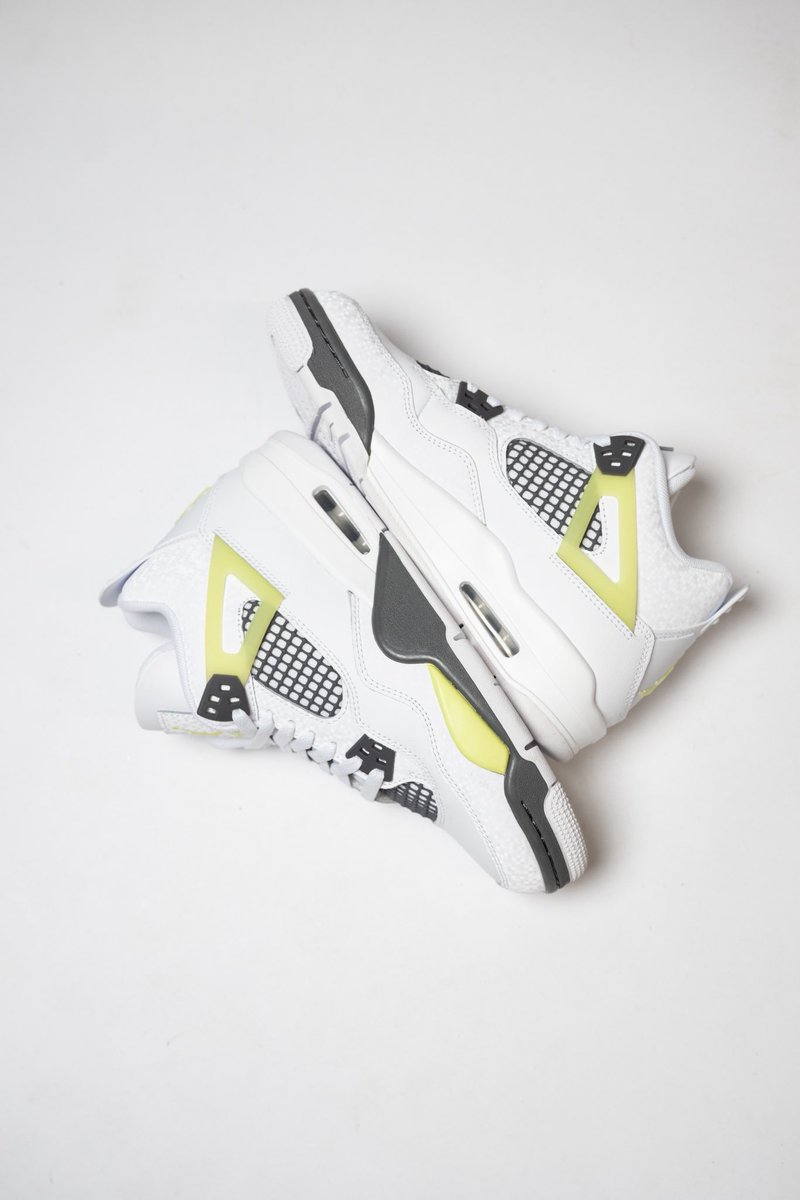 SOLEFLY's tweet image. Nike Air Jordan 4 Retro #LemonTwist available tomorrow at both locations, online and on the Solefly App $160 USD