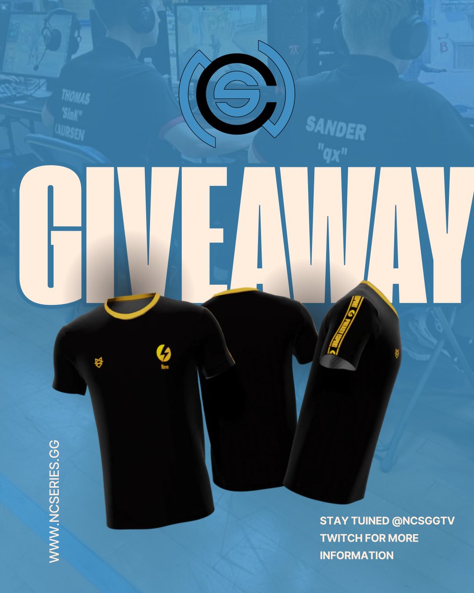 NCS (@ncs_gameon) on Twitter photo A big thank you to <a href="/PreasyEsport/">Preasy Esport 🇩🇰</a> for sponsoring this exciting giveaway. More details will be shared during the stream, so don't miss out!
Join us at twitch.com/ncsggtv when we go live at 9:30! A big thank you to <a href="/PreasyEsport/">Preasy Esport 🇩🇰</a> for sponsoring this exciting giveaway. More details will be shared during the stream, so don't miss out!
Join us at twitch.com/ncsggtv when we go live at 9:30!