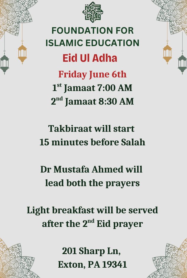 Foundation for Islamic Education tweet media