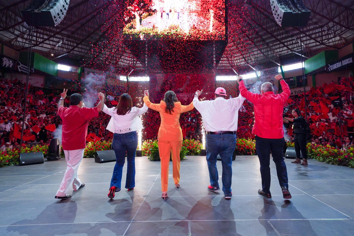 ✨📸¡Así se vivió la gran Asamblea Nacional Extraordinaria de Libre con nuestra candidata presidencial, Rixi Moncada!🌺