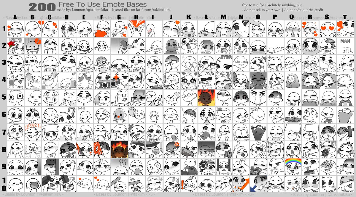 ChaChaChillaTTV's tweet photo. ❗❗CALLING OUT ALL VTUBERS!!!❗❗
Here is your chance to get free emotes!!
I need more emotes for my portfolio for VGen, I will be opening comms soon! If you want a free emote, drop png below, and pick a base!

I will pick four of you :3 

Share &amp; likes appreciated https://t.co/A5a2UOdBr1