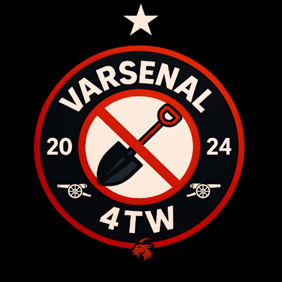 🚨🏎️Presentamos el nuevo escudo de VARSENAL, ahora con un detalle especial:

La cabra roja debajo del escudo, en honor a nuestro nuevo fichaje: Migal, la cabra y aparte referencia a las chivas (el cual el es hincha) ⚪🔴🇲🇽🐐

#Varsenal4TW