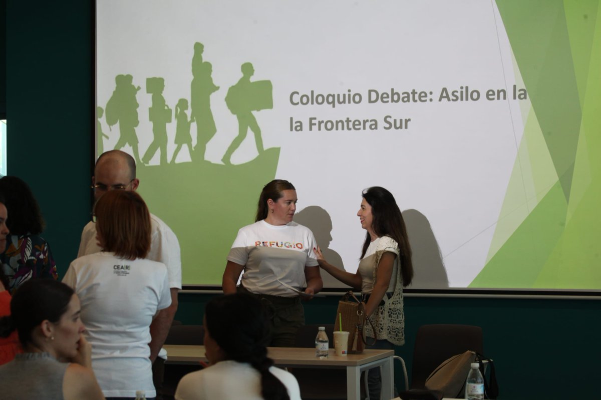CEAR Andalucia (@cear_andalucia) on Twitter photo 🗣️ El coloquio de esta semana en Algeciras (#Cádiz) nos permitió abordar la frontera sur desde una mirada humana y comprometida, centrada en las personas y sus trayectos.
🙏🏼 Gracias a <a href="/eACNUR/">Comité español de ACNUR</a> y @lab3in por acompañarnos y por sumar a una conversación tan necesaria. 🗣️ El coloquio de esta semana en Algeciras (#Cádiz) nos permitió abordar la frontera sur desde una mirada humana y comprometida, centrada en las personas y sus trayectos.
🙏🏼 Gracias a <a href="/eACNUR/">Comité español de ACNUR</a> y @lab3in por acompañarnos y por sumar a una conversación tan necesaria.